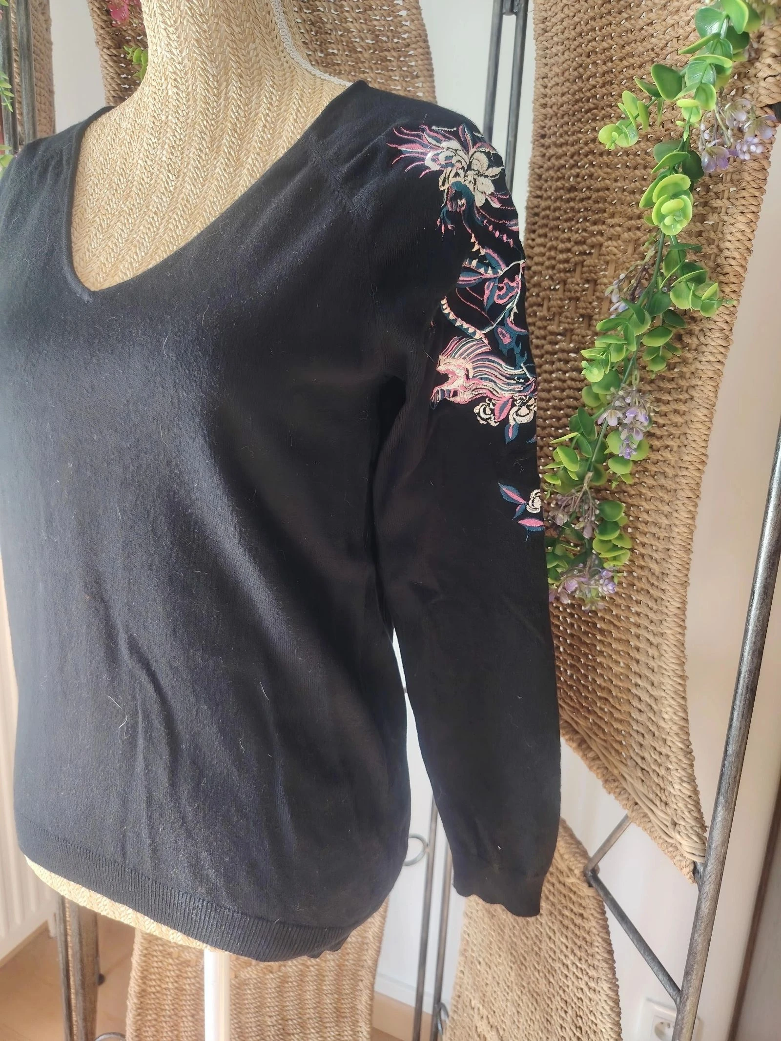 Pull brodé femme 36 Promod  – photo 4
